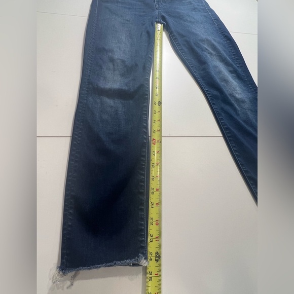 Mother double fray Charmer crop jeans 27 ultra soft and stretch. - Picture 7 of 12